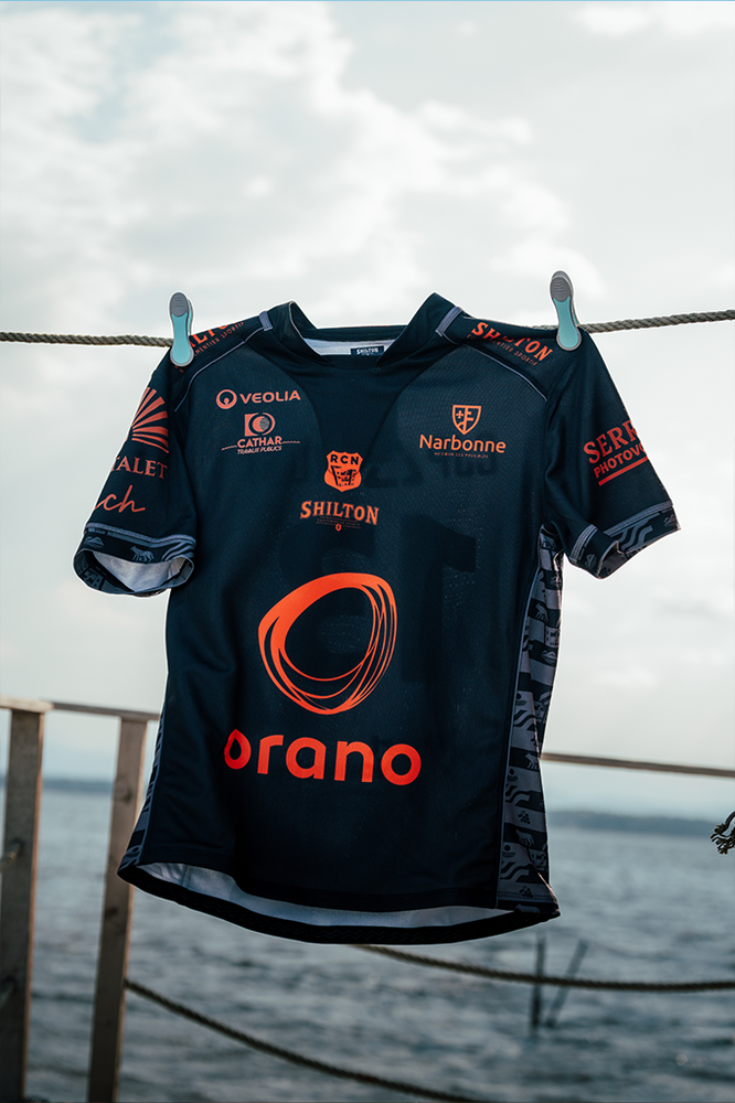 Maillot officiel 25-26 enfant noir RCN  - Shilton