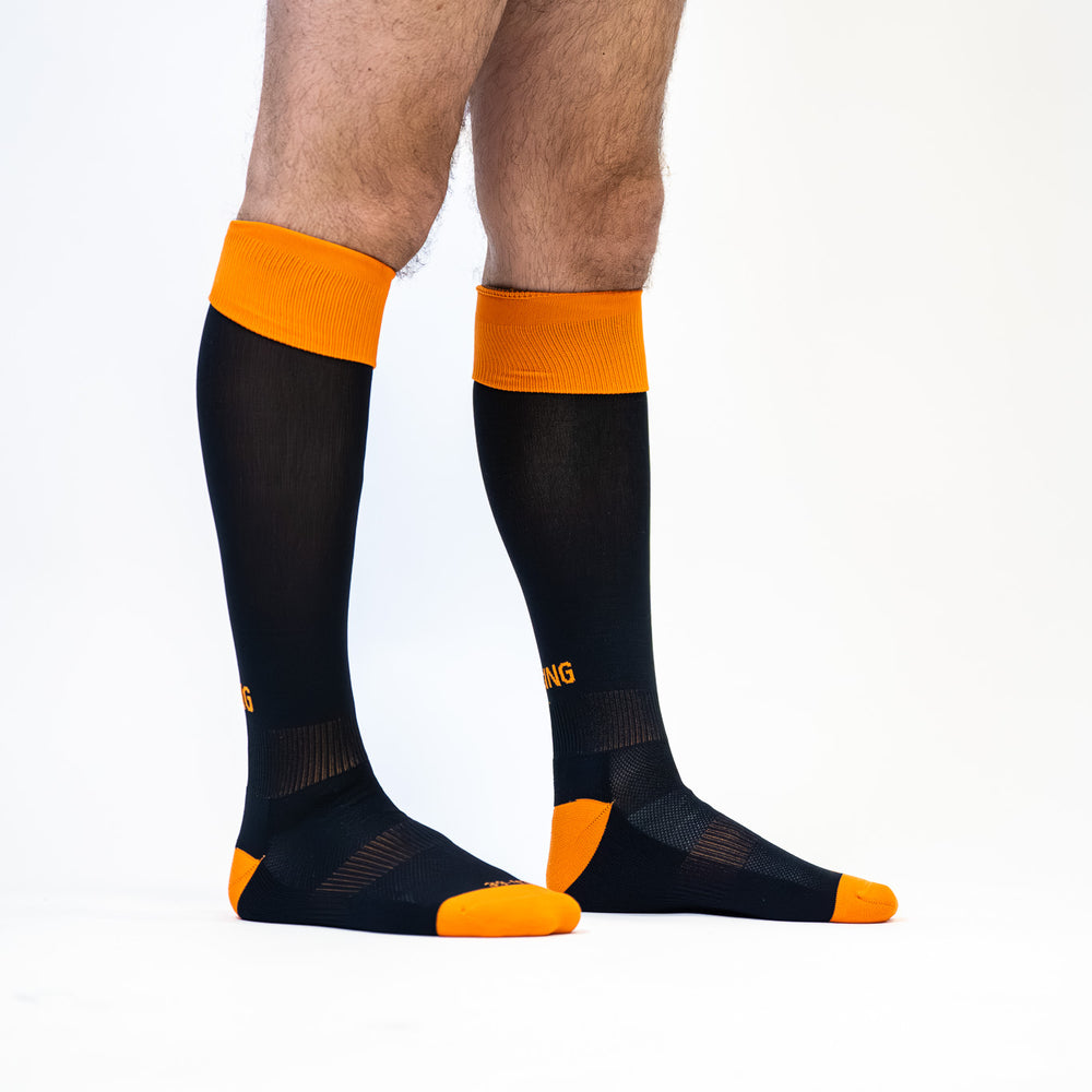 Chaussettes de rugby RCN noires - Shilton