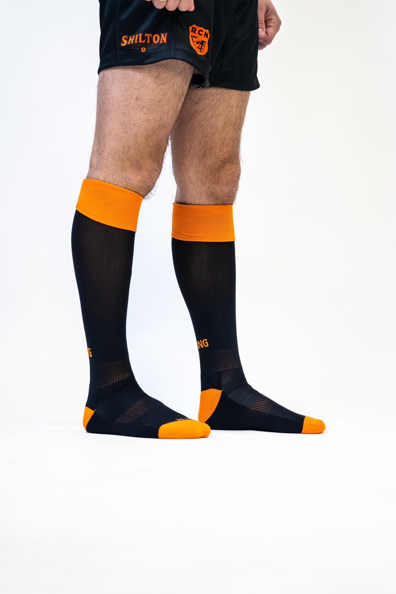 Chaussettes de rugby RCN noires - Shilton
