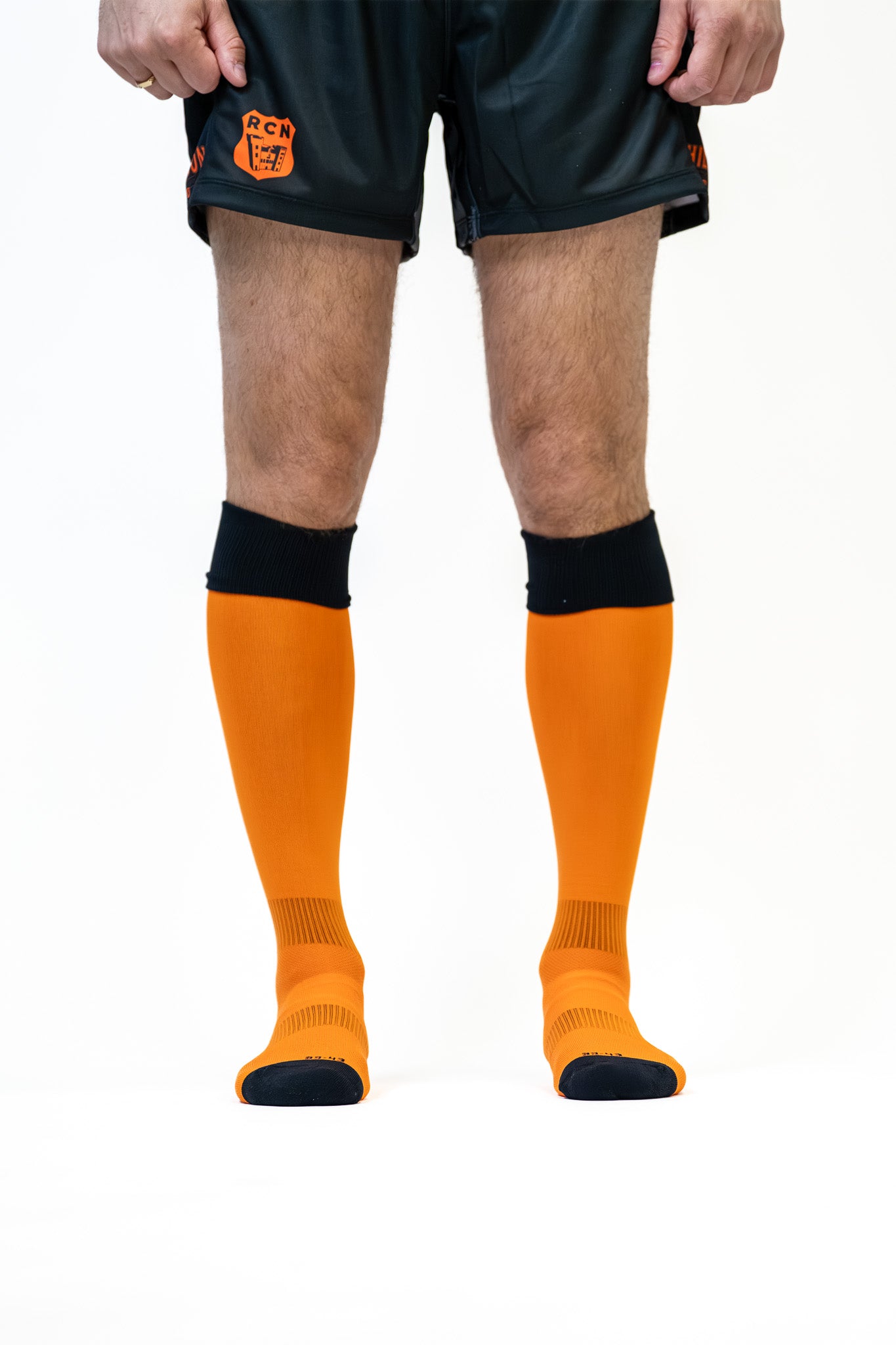 Chaussettes de rugby RCN oranges - Shilton