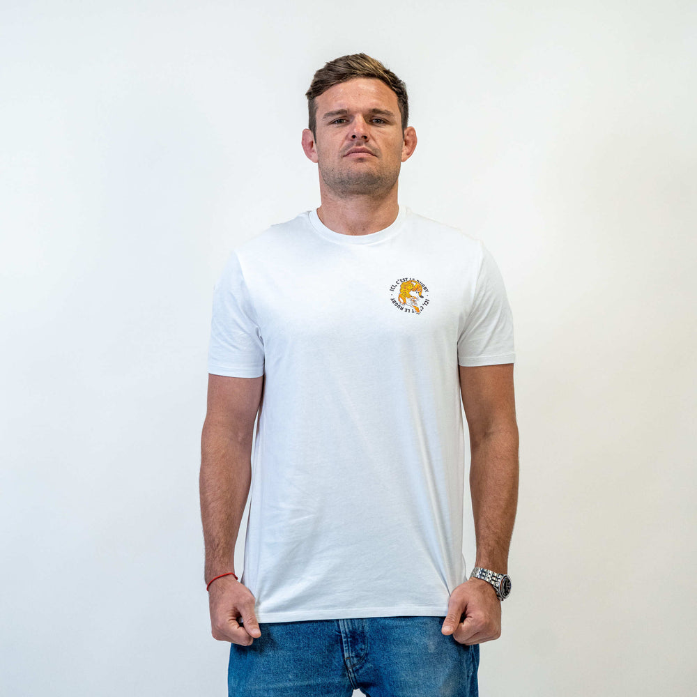 T-shirt lifestyle blanc