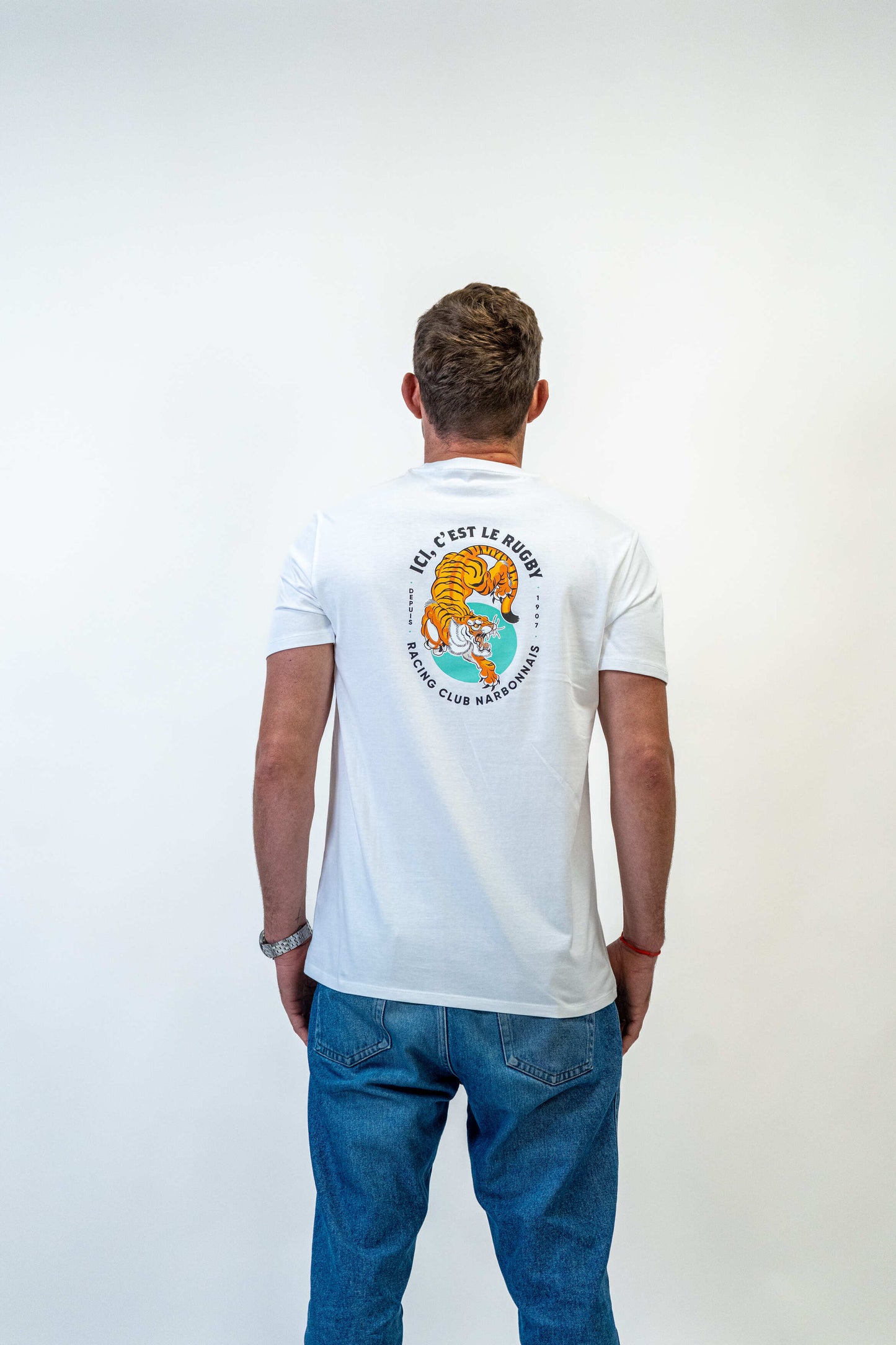 T-shirt lifestyle blanc